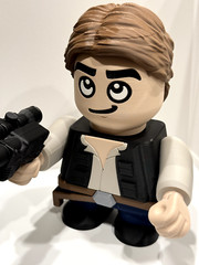 3D printed HAN SOLO & CHEWBACCA custom chunky figure – 6.5 inches – Star Wars