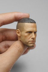 1/6th Actor A-33 Ben Affleck Head Caved Fit 12in ZC Toys Male Body Figure Toys