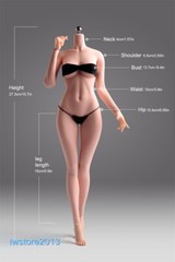 YM505 1/6 Plump Girl Flexible 12″ Female Action Figure Body Hands Foot Toys Doll