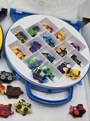Thomas the Tank Engine DC Super Friends 2 Mini Carrying Case 45 Superhero Trains