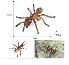 8cm Mini Ant Insect PVC Toy Animal Figure Doll Kids Gift