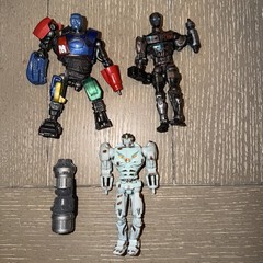 5″ 2011 Real Steel Jakks Pacific EFX Light Up Action Figures Lot
