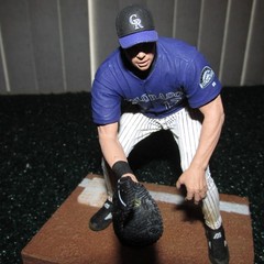 McFarlane 2004 Todd Helton Colorado Rookies series 9 rookie piece (open/loose)