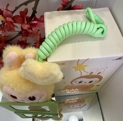 POPLAND Pop Mart Twinkly Fairy Tale Labubu Card Holder Sunny Yellow Authentic US