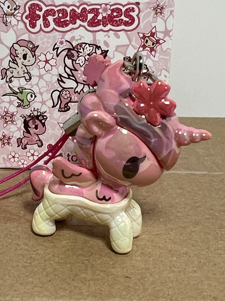 Tokidoki Unicorno Frenzies Shimmer Cherry Blossom Ambrosia Bag Charm New