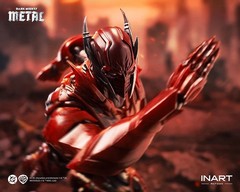 INART MAG-C0001 1/12 Batman Dark Nights Metal Red Death Action Figure In Hand