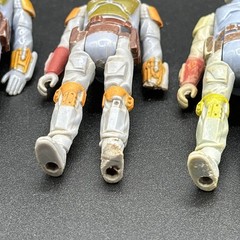 Vintage Star Wars Kenner BOBA FETT 1979 Action Figure LOT 6 Hong Kong Loose Limb