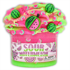 Sour Watermelon “Sour Watermelon Scented” Icee Slime 8oz – Dope Slimes