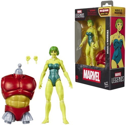 Alpha Flight – Marvel Legends – Marvel’s Marrina Action Figure & Box BAF Part [N