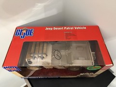 Hasbro GI Joe Jeep Desert Patrol Vehicle MIB 1/6 Scale