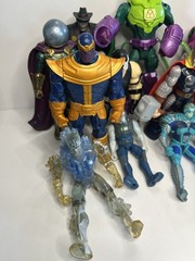 Collector Reseller Lot Of 13 Various Action Figures From Various Years DC Etc