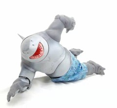 SU-KS-PT-BU: Fabric Blue Beach Shorts for McFarlane King Shark