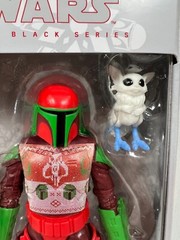 Hasbro Star Wars Mandalorian Warrior Holiday Edition Black Series NEW/SEALED