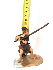 Vintage Miyamoto Musashi vs Sasaki Kojiro Figure Set Samurai Ganryujima