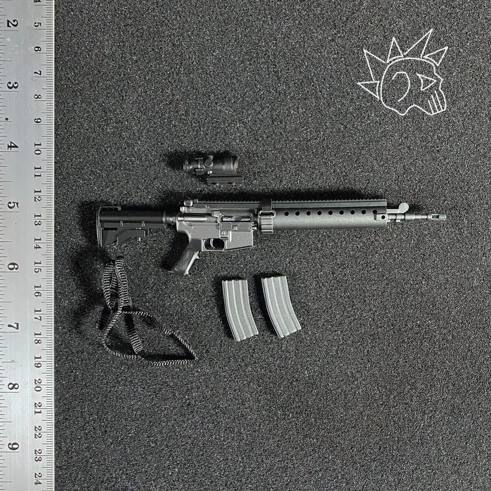 1/6 Scale MK 12 Assault Rifle Set Custom Action Figure Accessory – NO BRAND