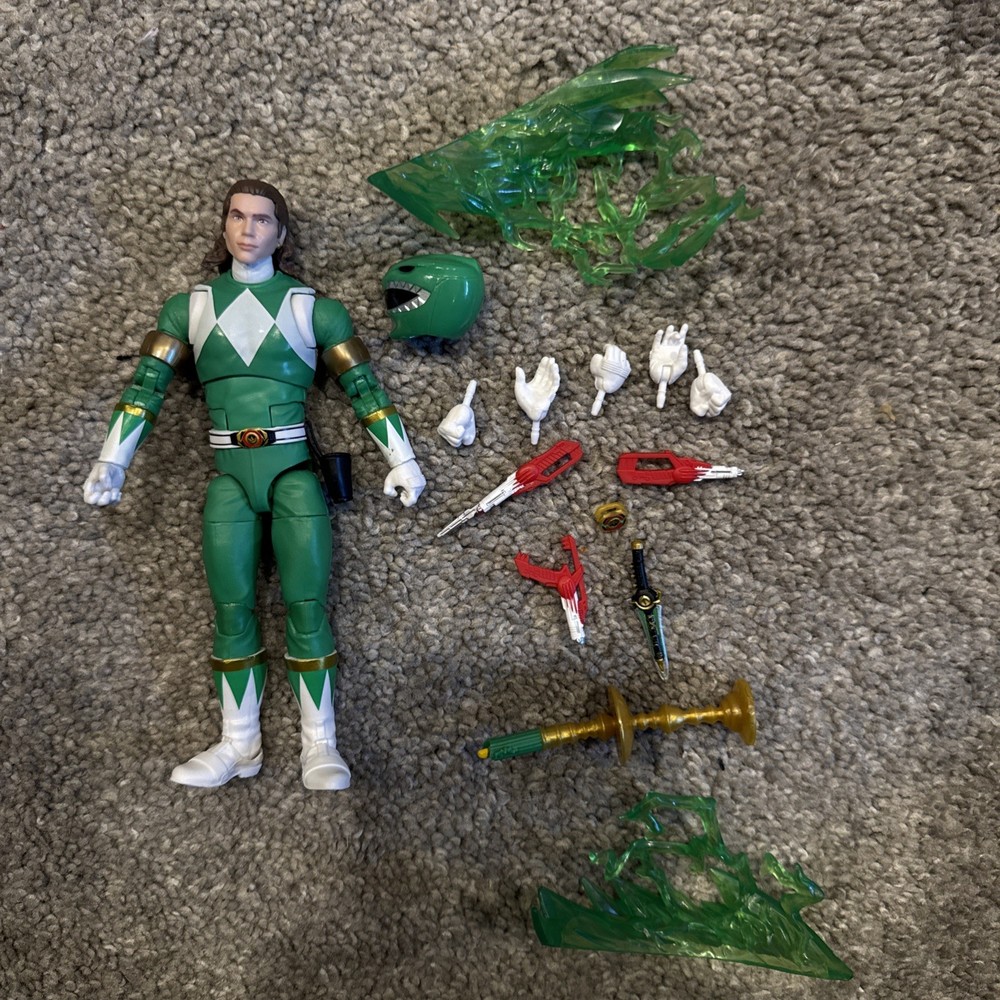 Hasbro Power Rangers Lightning Collection Remastered Green Ranger Action Figure