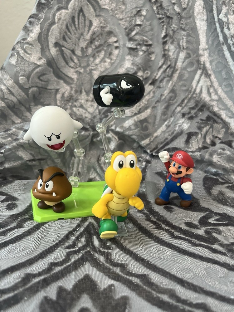 Bandai S.H. Figuarts Mario – Playset D: Boo, Goomba, Koopa Troopa, & Bullet Bill