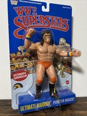 WWE LJN MATTEL SUPERSTARS ULTIMATE WARRIOR 8″ ACTION FIGURE BLUE CARD SHIPS NOW