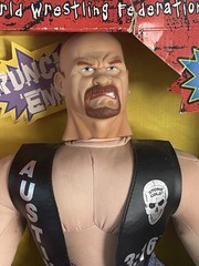 1998 Stone Cold Steve Austin 17” Titan Sports Bone Crushing Buddies WWF WWE