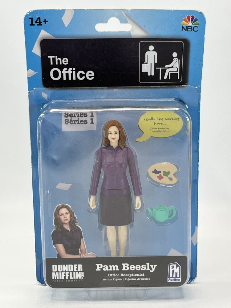 Pam Beesly The Office Action Figure Phat Mojo 5″ Inch Series 1 Nonmint Card