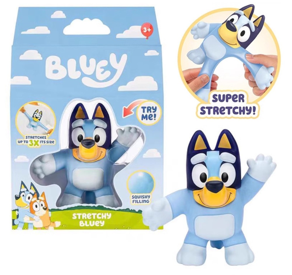 Bluey Family Bingo Dog Dad Mom Action Figures Set