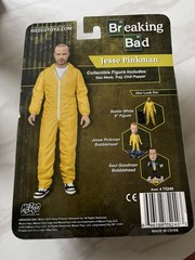 Mezco Toyz Breaking Bad Jesse Pinkman Yellow Hazmat Action Figure New Sealed