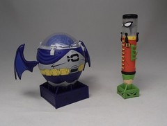 BATMAN & ROBIN Bomb Brain concept Art figure toy set SDCC Limited Ed /500 VHTF!