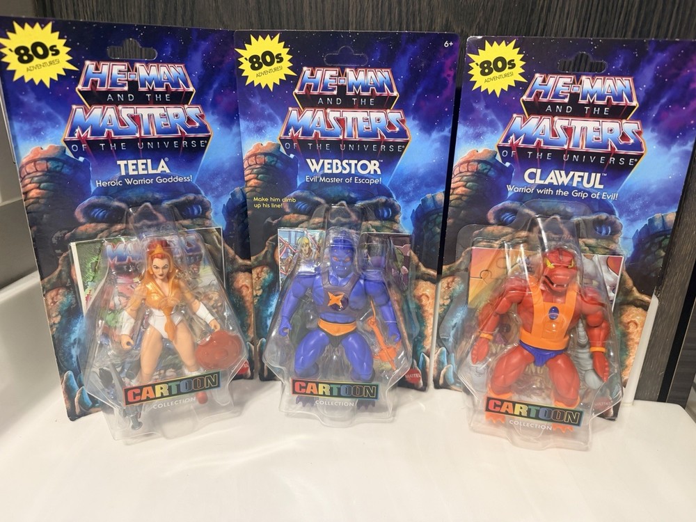 Mattel MOTU Teela Webstor Clawful Cartoon Collection Masters Of The Universe