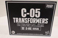 Transformers MISSING LINK C-05 Sunstreaker Retro-style Autobot BOX WEAR