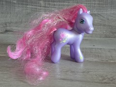 My Little Pony Ponies MLP G3 Petal Blossom Long Hair Daisy Cutie Mark b224b