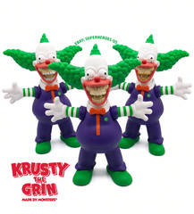 Ron English Krusty Grin 12″ Vinyl Figure Made By Monsters The Simpsons BLIND BAG