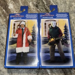 NECA National Lampoon’s Christmas Vacation Santa Clark & Chainsaw Clark SET OF 2