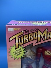 Vintage Tiger Electronics 13 1/2in Talking Turbo Man Action Figure NEW UNOPENED