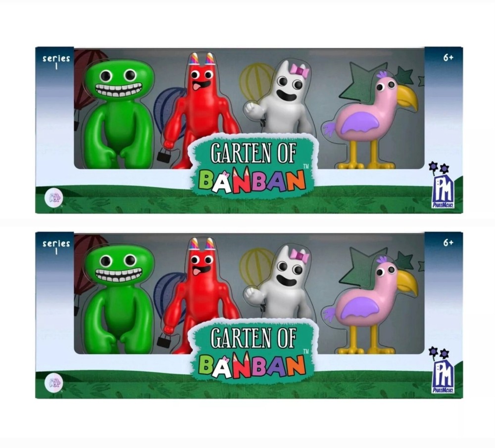 Garten of BanBan 2-Pack Collectable Mini Set: Josh, Oplia, BanBan, Banbaleena 🆕