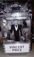 VINCENT PRICE: NECA Silver Screen Toony Terrors b&w figure package NIB FREE SHIP