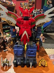 Vintage Bandai 1996 Power Rangers Zeo Deluxe Megazord Figure Incomplete (Read)