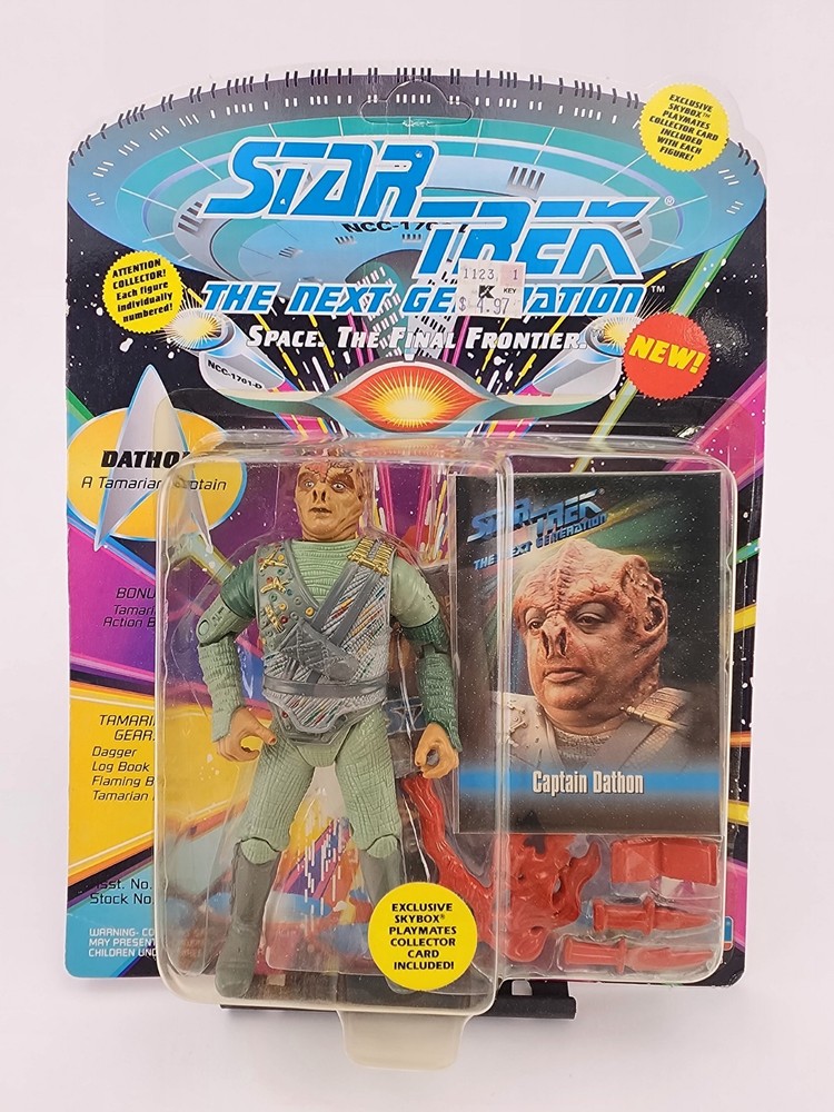 1993 Star Trek TNG Captain Dathon Figure New Playmates Toys Tamarian NIP