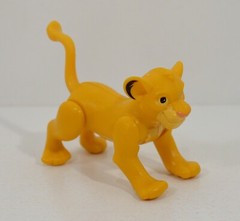 RARE 1994 Young Simba Cub 4″ McDonald’s EUROPE Action Figure Disney Lion King