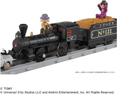 Plarail Back to the Future Part 3 Locomotive 131 & Time Machine Set Japan NEW