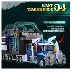 Miniforce Dino Commander Dinoid Warrior Transforming Trailer Truck Robot 2025