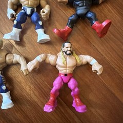 Lot Of 4 Mattel WWE Knuckle Crunchers Rebound Ring Costco Exclusive Figure