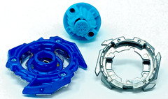 Beyblade Burst B-104 Wonder Valkyrie Tomy Hasbro auth. w/ QR Code blue silver