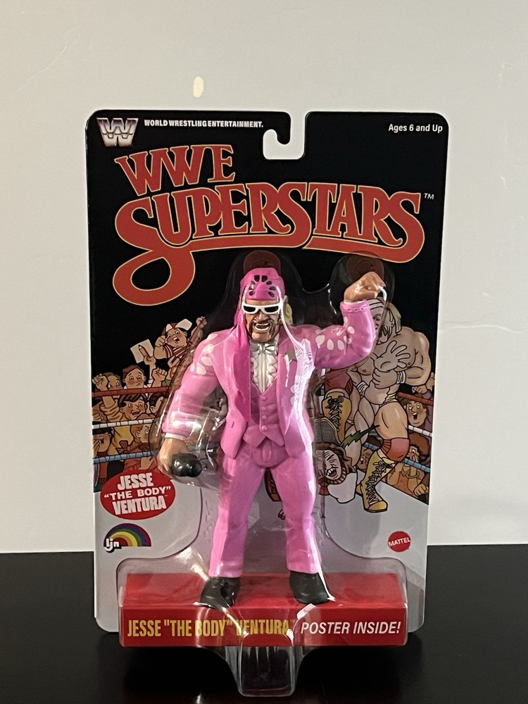 WWE Superstars LJN Jesse The Body Ventura CHASE Wave 2 Retro Wrestling Figure