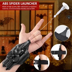 Spider Web Shooter 8ft USB Real Web Slinger and Launcher Toy for Superhero Fans