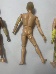 1964 12”GI Joe Adventure Team Parts Lot Atomic Man,African & Flocked Hair Beard