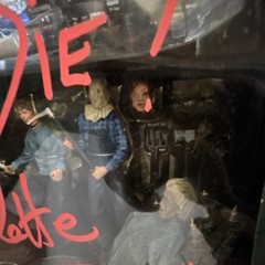 Friday the 13th Boxed Action Figure Set Signed Jason & Pamela w/ Weapons