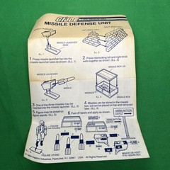 100% Complete 1984 Missile Defense Unit in Box Vintage G.I. GI Joe w/ Blueprints