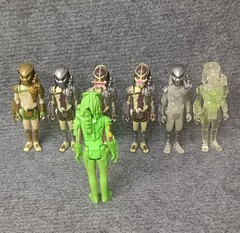 Lot of 7 Super 7 Predator Action Figure 3.75″ loose