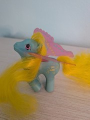 My Little Pony G1 PAIR- Summerwing Ponies 1988 Lady Flutter Buzzer-SHIPS FREE