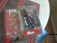 JERRY RICE, NFL 5, RARE VARIANT MCFARLANE, SAN FRANCISCO 49ERS